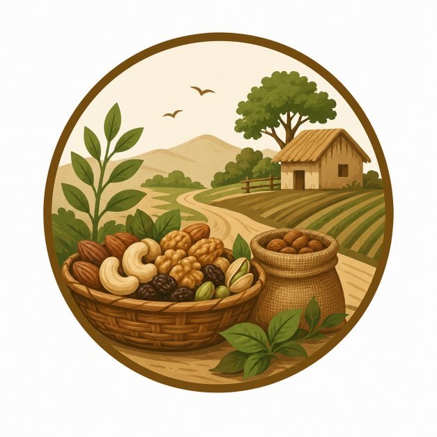 Hand-picked dates and nuts